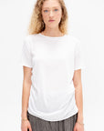 Drape Tee, White