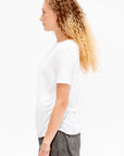Drape Tee, White