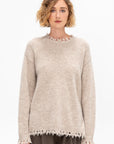 Fray Crewneck, Aspen