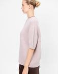 Loft Short Sleeve Crewneck, Lavender