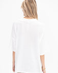 Oversize Polo, White