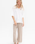 Oversize Polo, White