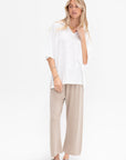 Oversize Polo, White