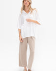Oversize Polo, White
