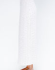 Ruche Skirt, White