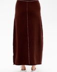 Stitch Skirt, Merlot