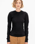 Crew Neck Sweater, Anthracite Melange