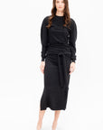 Trompe L'oeil Skirt, Anthracite