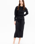Trompe L'oeil Skirt, Anthracite