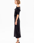 Twisted Hem Dress, Anthracite