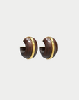 LIZZIE FORTUNATO JEWELS - Halo Hoops, Acacia Wood