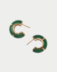 Zellige Hoops, Green Jade