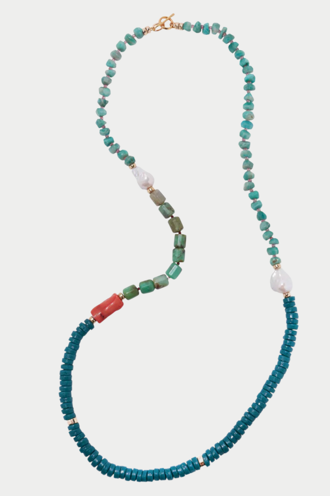 Lizzie Fortunato Jewels - Cabana Necklace, Green Sea
