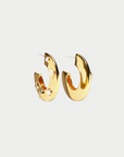 LIZZIE FORTUNATO JEWELS - Saucer Hoops, Dotted Pearl