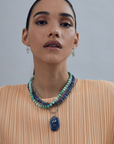LIZZIE FORTUNATO FINE - Strand Necklace, Tanzanite & Emerald