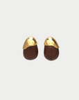 Toro Earrings, Brown