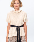 Wool Alpaca Sweater, Almond