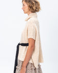 Wool Alpaca Sweater, Almond