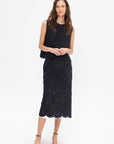 Eyelet Shirt, Night Blue