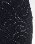 Eyelet Skirt, Night Blue