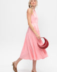 V-Neck Sleeveless Dress, Pink