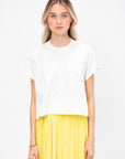 Crop T-Shirt, Off White