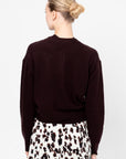 Drop Shoulder Cardigan, Plum