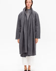 Cloak Sweater Coat, Charcoal