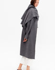 Cloak Sweater Coat, Charcoal