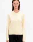 High V-Neck Sweater, Primrose