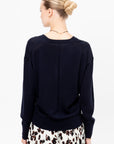 Deep V-Neck, Midnight Navy