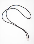 The String Project Necklace - 32", Silver - Black