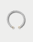 Rolling Curb Bracelet - 5.5", Silver