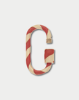 Medium Lock, Red Enamel