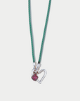 The String Project Necklace - 16", Silver - Greenbean