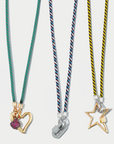 MARLA AARON - The String Project Necklace, Greenbean