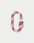 Medium Lock, Fuchsia Enamel