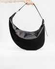 Dot Small Hobo Bag, Black