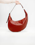 Dot Small Hobo Bag, Wild Cherry