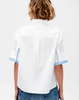Poplin Double Cuff Shirt, Lilywhite