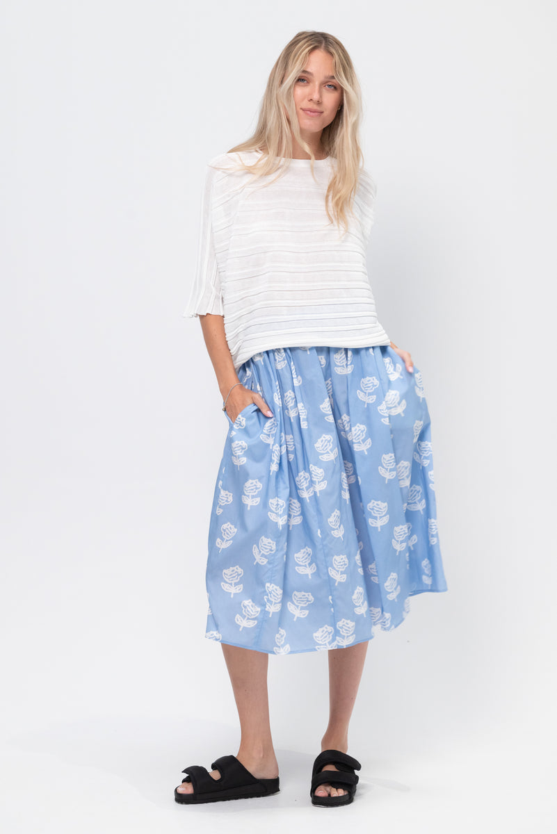 スカート MARNI Check longuette skirt Light Blue Marni Check Longuette Skirt - Light Blue | Garmentory