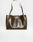 Cresta E/W Small Tote Bag, Deep Green