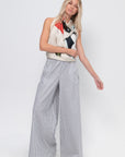 Elastic Waistband Trousers, Dark Ash