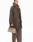 MIJEONG PARK - Alpaca Blend Knit Scarf, Brown