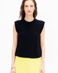 Campari - Origami Knit Top, Midnight