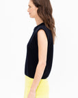 Campari - Origami Knit Top, Midnight
