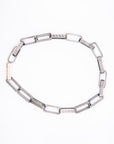 Greek Key Necklace, Sterling & Gold