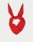 Nessa Small Cashmere Bandana, Scarlet