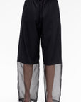 Half Sheer Pant, Black