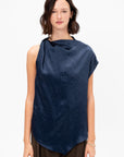 Twist Shoulder Top, Midnight